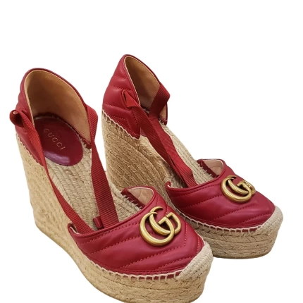Sandália/Espadrille Gucci Plataforma Vermelha