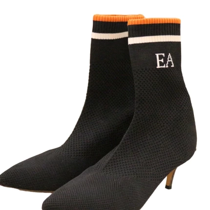 Bota Empório Armani Preta, Laranja e Branca
