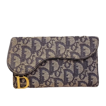 Carteira Christian Dior Saddle Monograma