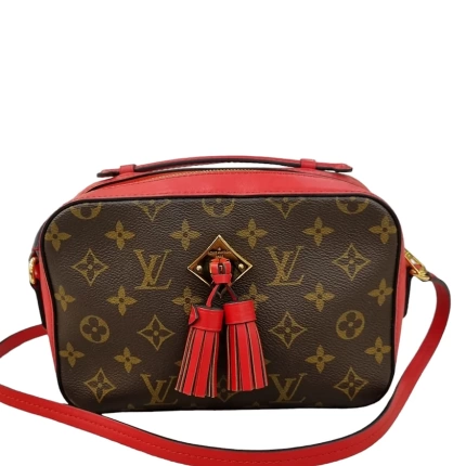 Bolsa Louis Vuitton Saintonge Monograma e Vermelha